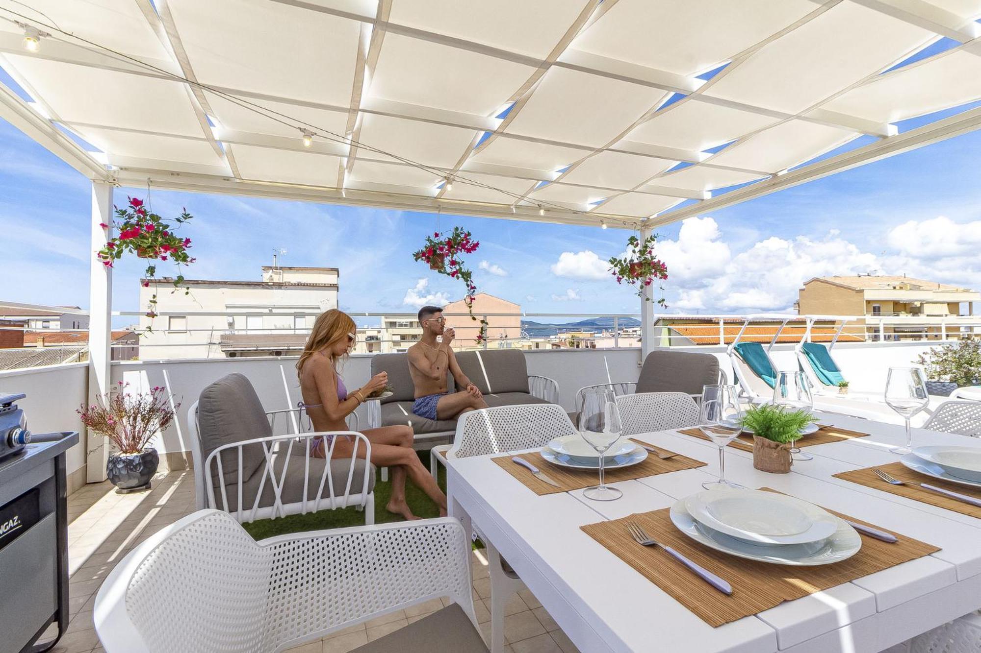 Skyfive Earth Apartment Alghero Ngoại thất bức ảnh